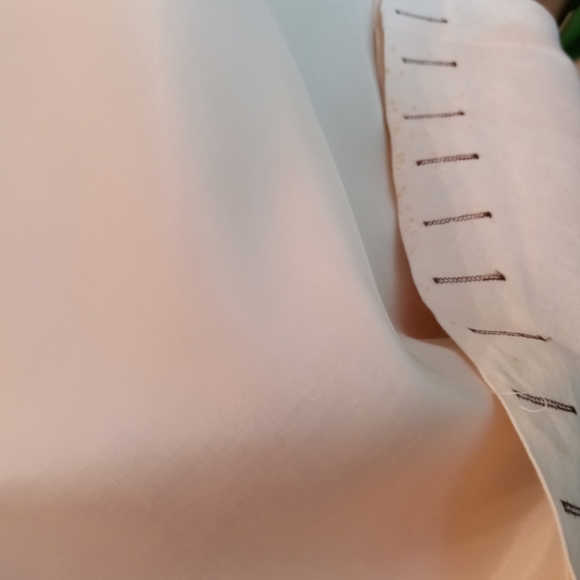 - Vintage 💯Irish linen side zip skirt with embroidered detail - Picture 4 of 8